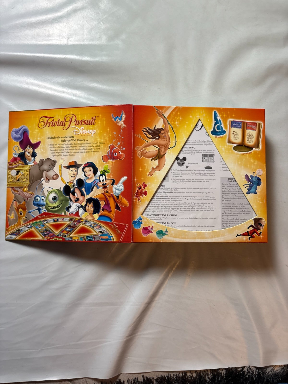 Trivial Pursuit Disney rote Edition Hasbro Spiel Gesellschaftsspie  vollständig - Ansicht 6