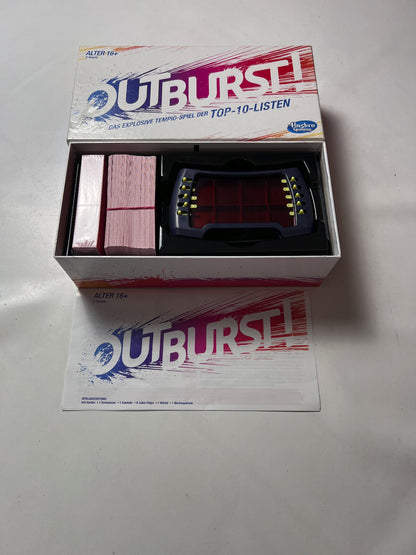 Brettspiel - Outburst das explosive Tempo Spiel - 2016 Hasbro-Vollständig - Ansicht 4
