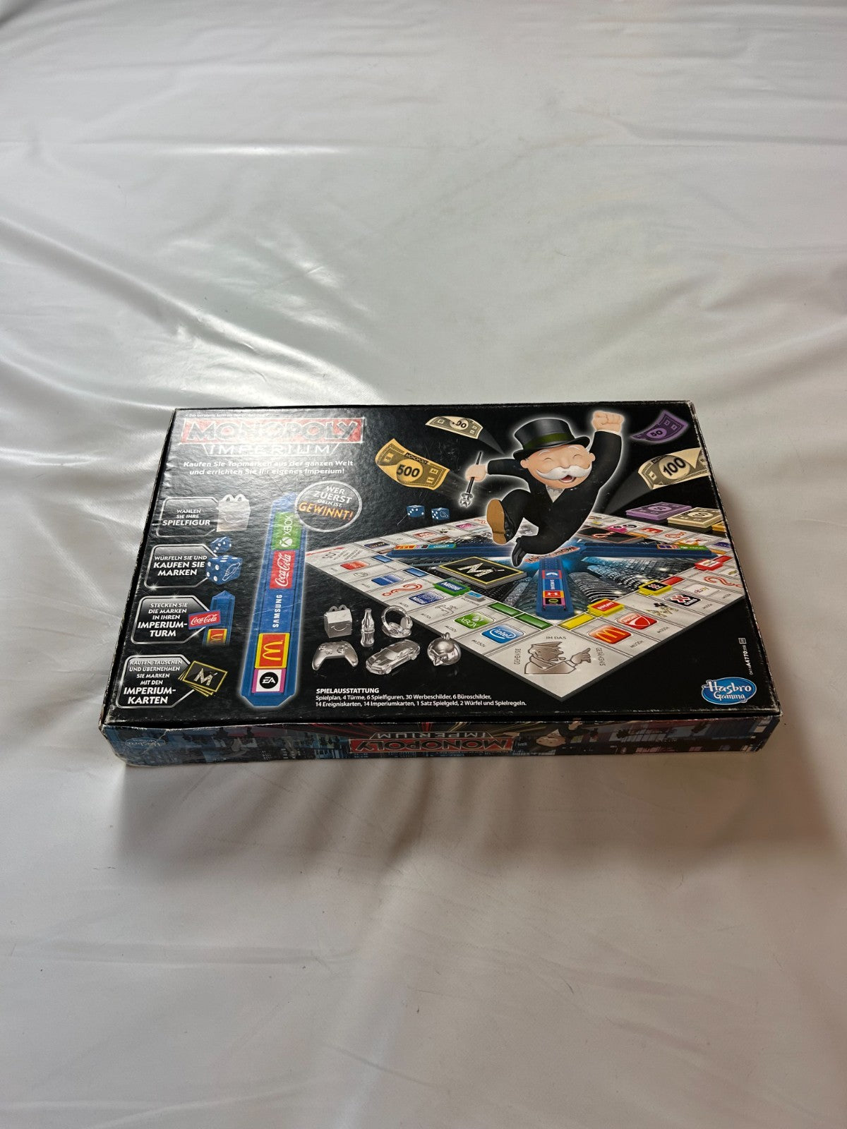 Spiel Monopoly Imperium silber Topmarken DER WELT Hasbro vollständig - Ansicht 10