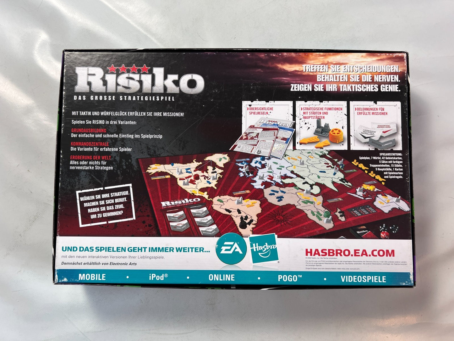 RISIKO Das grosse Strategiespiel mit 3 Spielvarianten Parker 2008 - Unbespielt - Ansicht 10