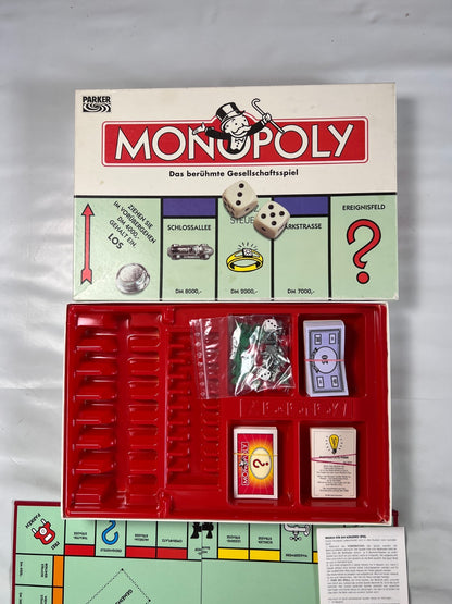 Brettspiel   Monopoly  Parker DMVersion 1996  Vollständig - Ansicht 3