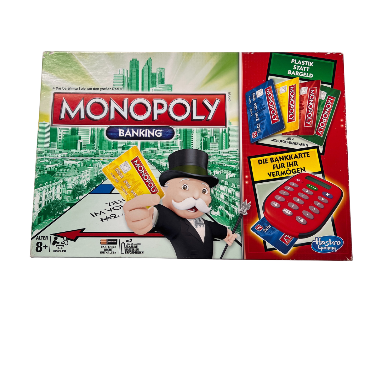 Monopoly Banking Rot  Hasbro  Vollständig - Ansicht 1