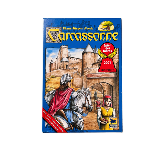 Carcassonne Hans im Glück2001 Altes Layout Legespiel Gesellschafts - Vollständig - Ansicht 1