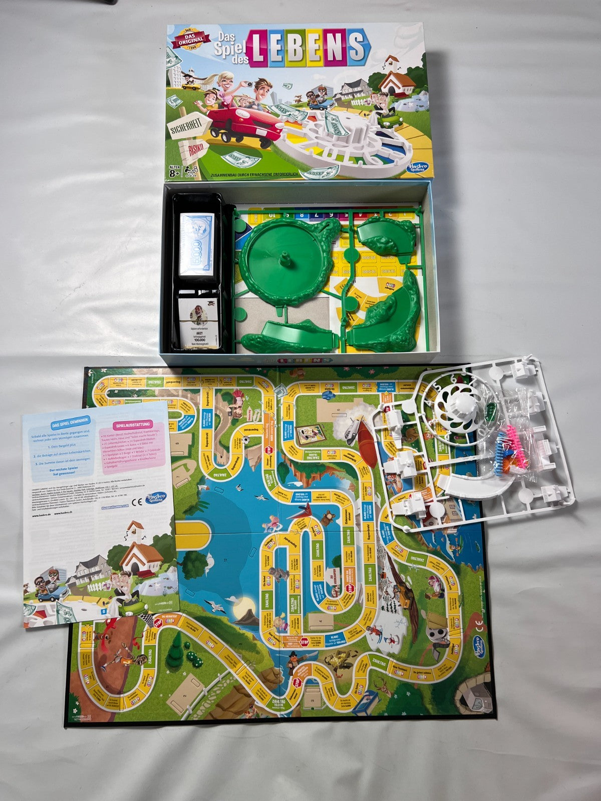 Das Spiel des Lebens Orginal Brettspiel Hasbro 2015  Unbespielt - Ansicht 2