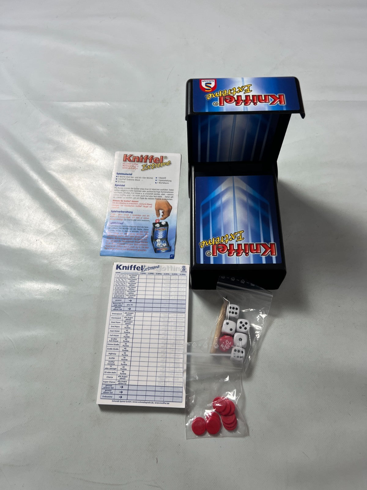 Schmidt Kniffel Extreme Roll and Play Gesellschaftsspiel  Vollständig - Ansicht 2