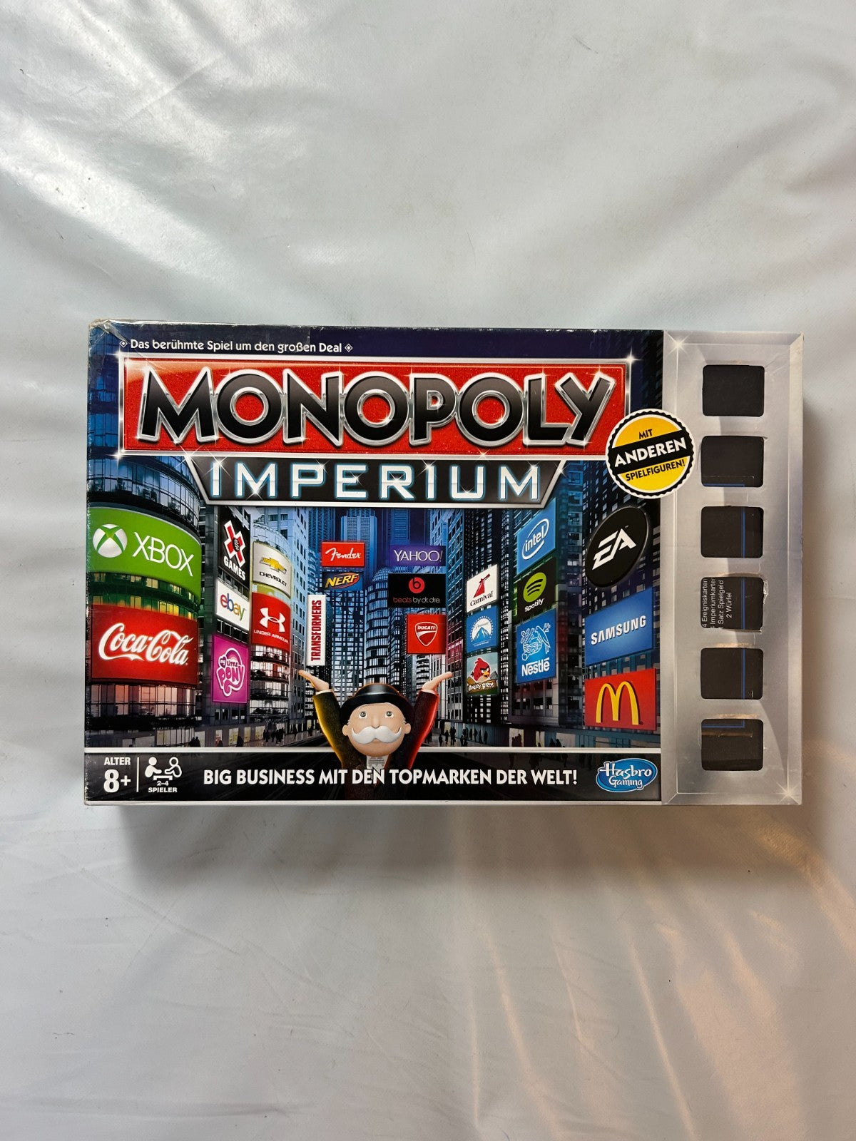 Spiel Monopoly Imperium silber Topmarken DER WELT Hasbro vollständig - Ansicht 2