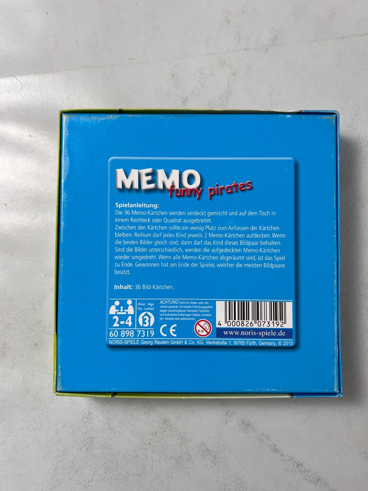 Detailfoto 8 – SKU A10510 – Gesellschaftsspiel gebraucht bei Brettspielimperium
