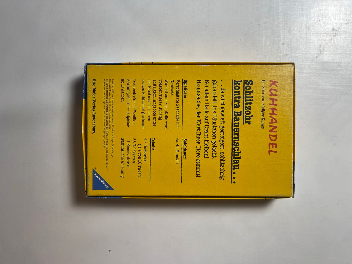 Detailfoto 2 – SKU A4103 – Kartenspiel gebraucht bei Brettspielimperium