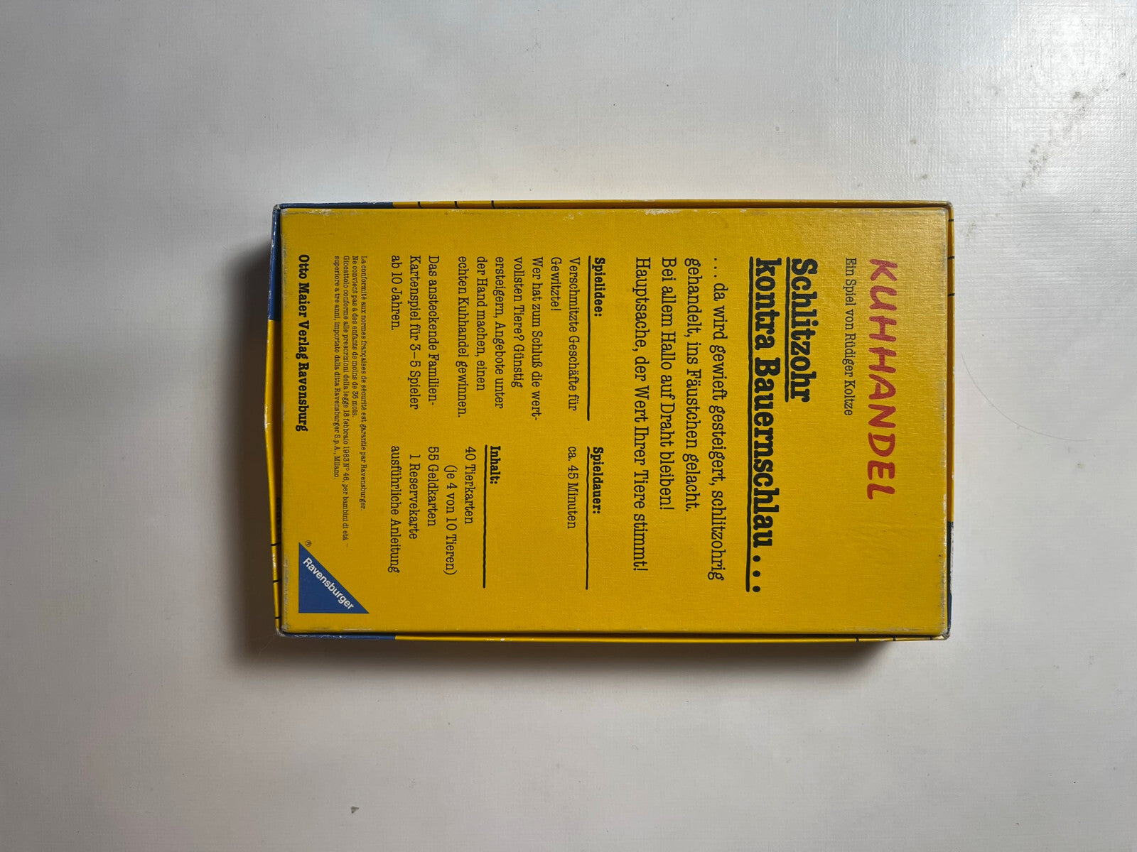 Detailfoto 2 – SKU A4103 – Kartenspiel gebraucht bei Brettspielimperium