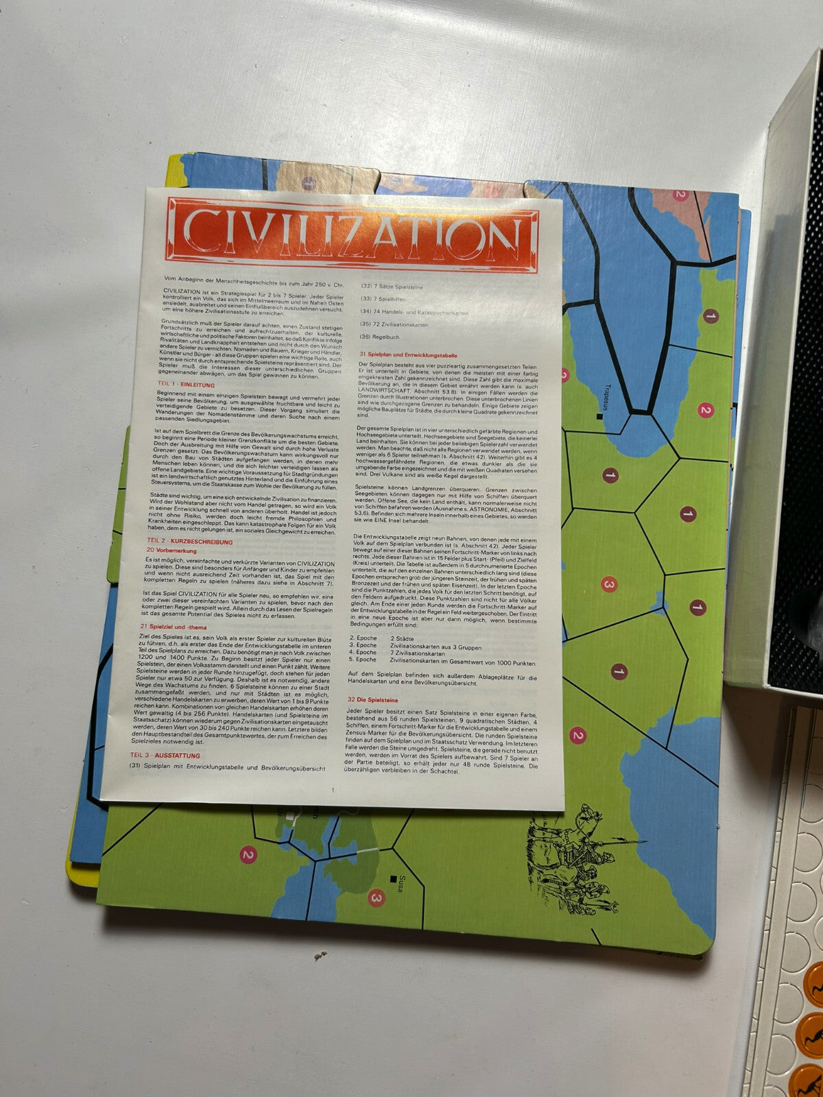 Detailfoto 10 – SKU A4220 – Gesellschaftsspiel gebraucht bei Brettspielimperium