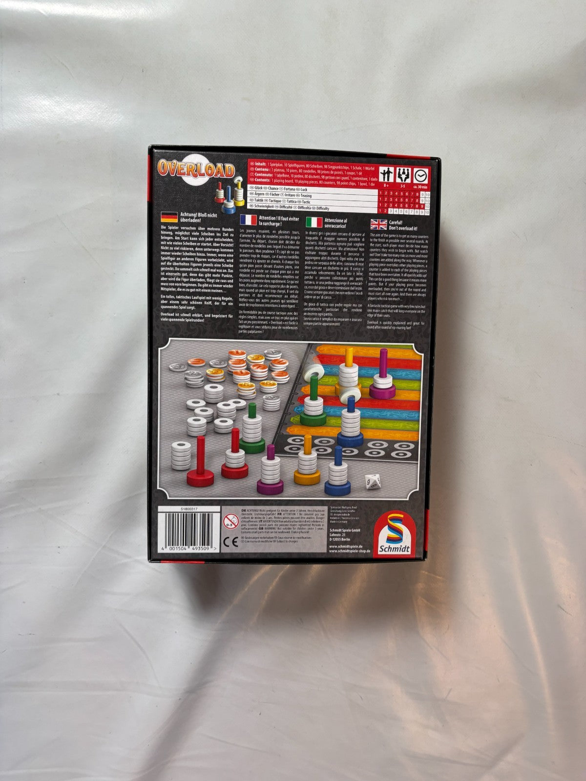 Overload Brettspiel Schmidt Spiele  Vollständig - Ansicht 8