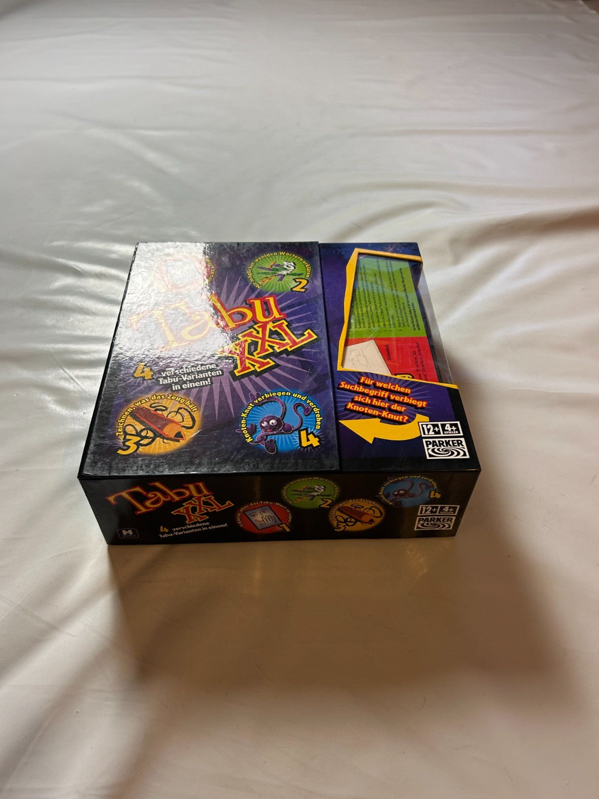 TABU XXL Parker  4 verschiedene TabuVarianten  Vollständig - Ansicht 3