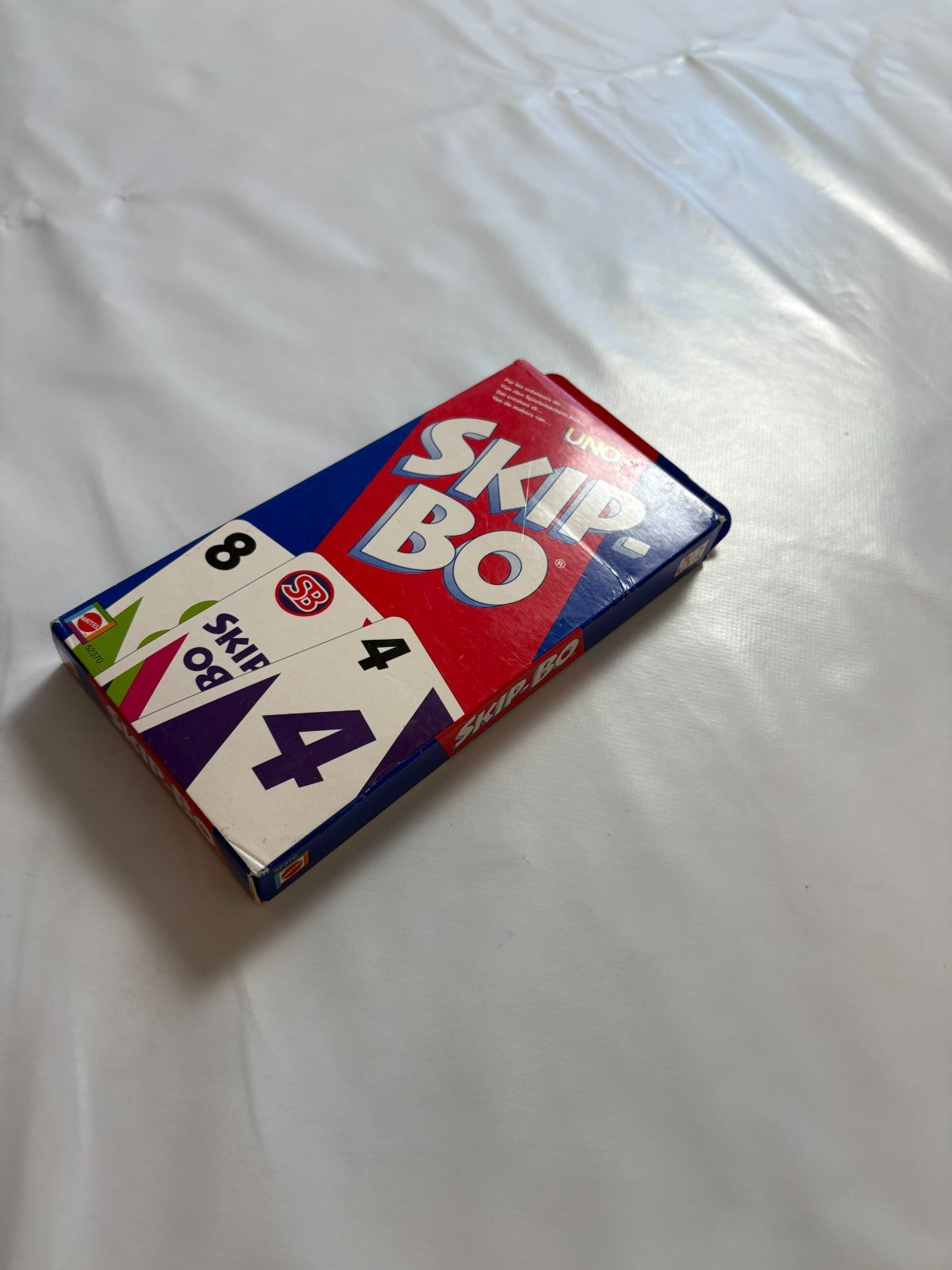 Skip Bo Kartenspiel Mattel blau rote Ausgabe 2003  - vollständig - Ansicht 4
