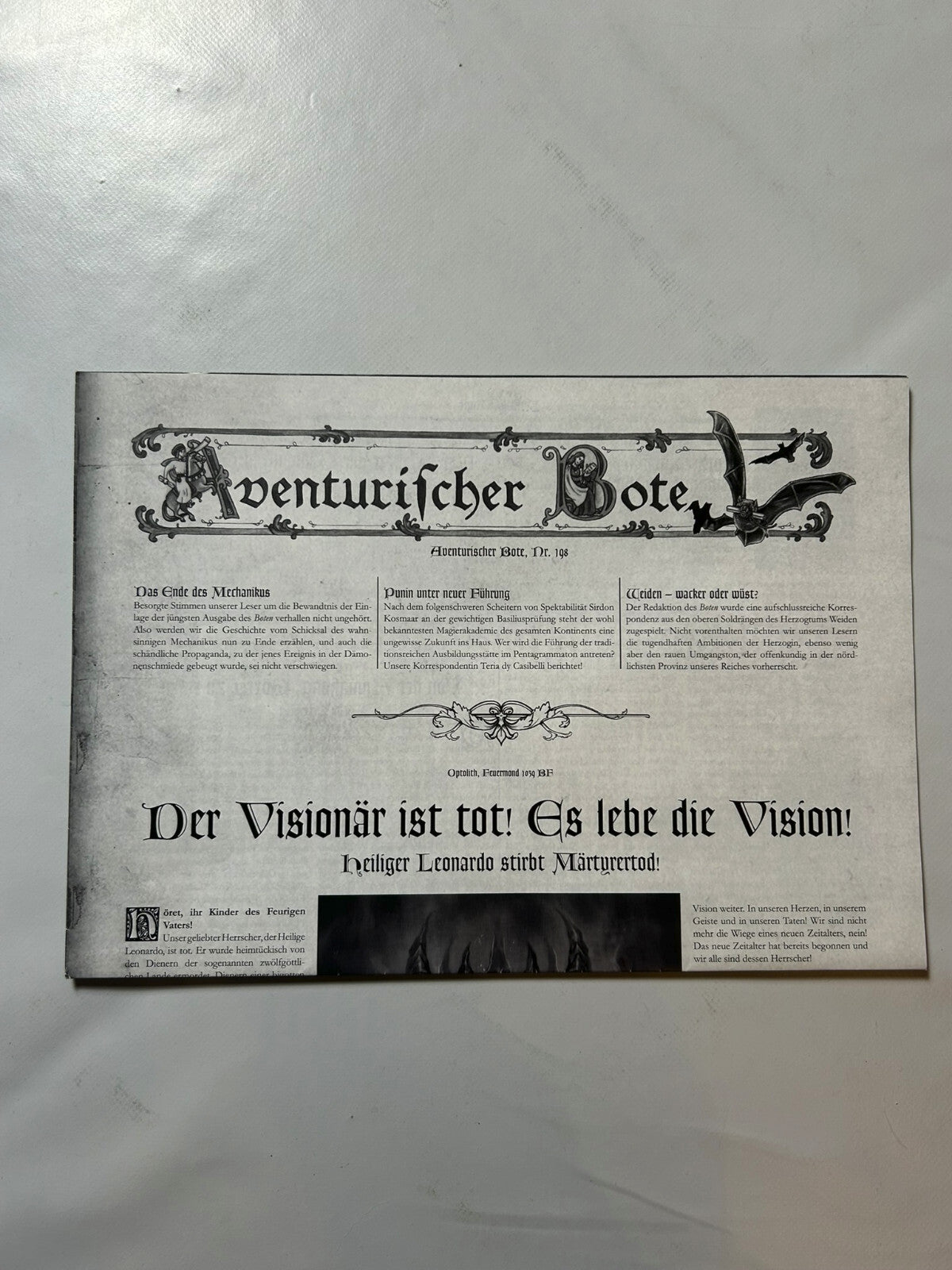 Detailfoto 2 – SKU A7235 – Rollenspiel-Buch gebraucht bei Brettspielimperium