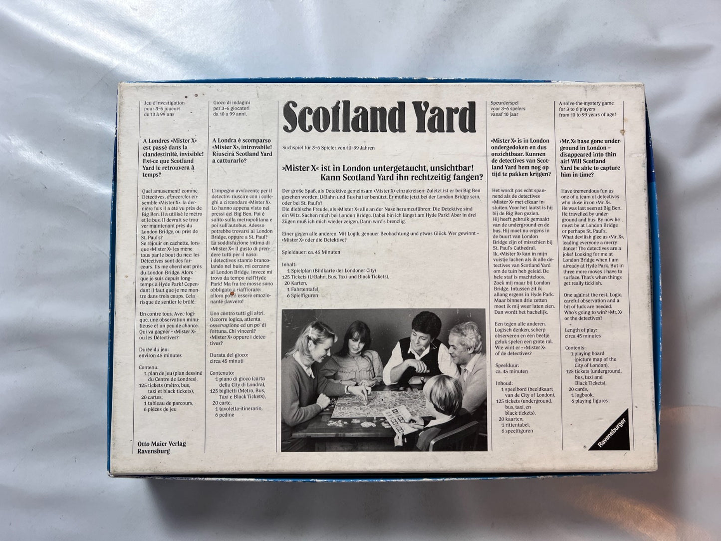 Scotland Yard Ravensburger -  Spiel des Jahres 1983  - Vollständig - Ansicht 9