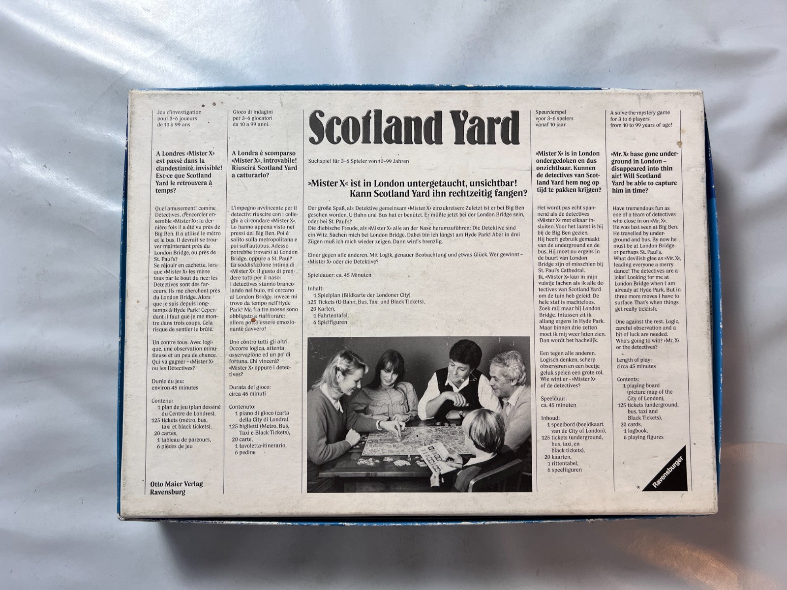 Scotland Yard Ravensburger -  Spiel des Jahres 1983  - Vollständig - Ansicht 9