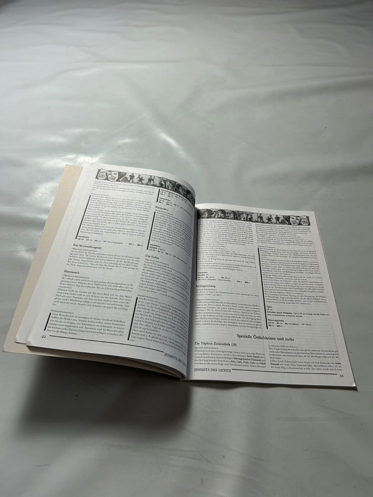 Detailfoto 5 – SKU A8722 – Rollenspiel-Buch gebraucht bei Brettspielimperium