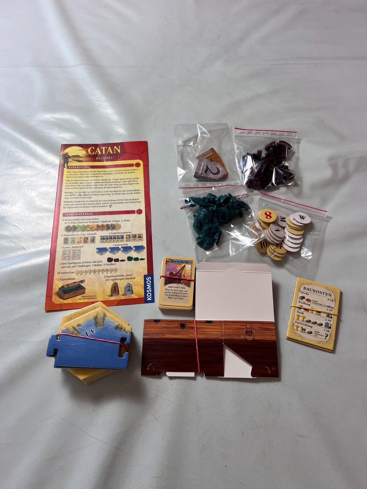 Die Siedler von Catan - 5 und 6 Spieler Ergänzung - Kunststoff - ohne OVP - Voll - Ansicht 3