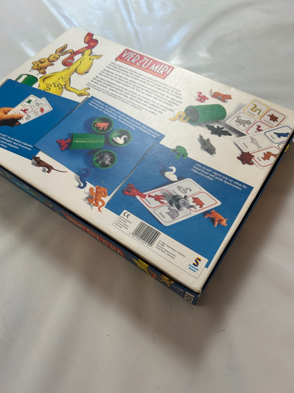 Vier Zu Mir! Brettspiel 90er Kinderspiel ASS 1996 Tierfiguren - Vollständig - Ansicht 12