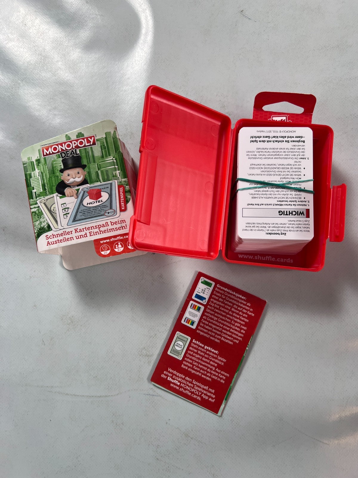 MONOPOLY DEAL SHUFFLE Hasbro 2017 Kartenspiel Spiel  Vollständig - Ansicht 2