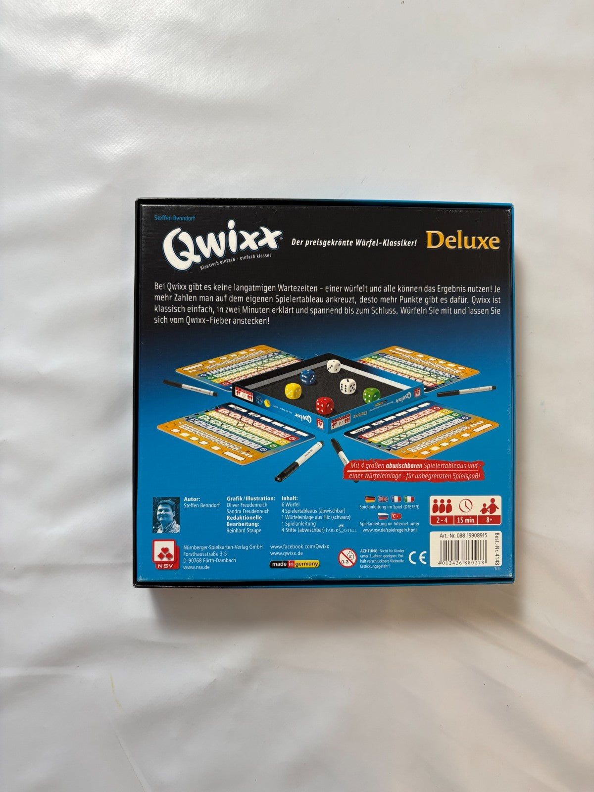 Qwixx Deluxe Gesellschaftsspiel Deutsch NBV - Vollständig - Ansicht 8