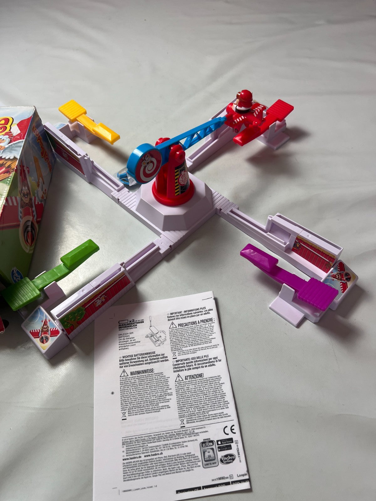 Brettspiel  Looping Louie  Hasbro  getestet vollständig - Ansicht 5