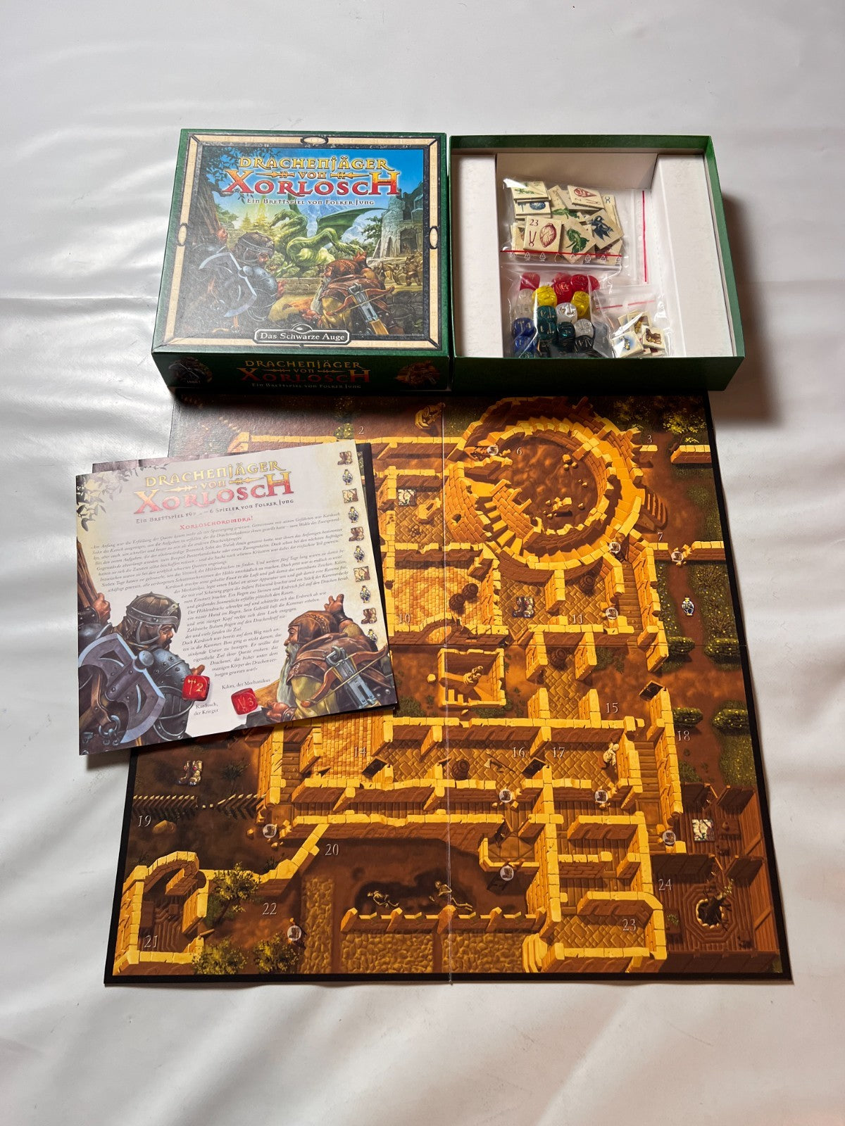 Drachenjäger von Xorlosch  Dragon Hunters Dice board Deutsch  Vollständig - Ansicht 3