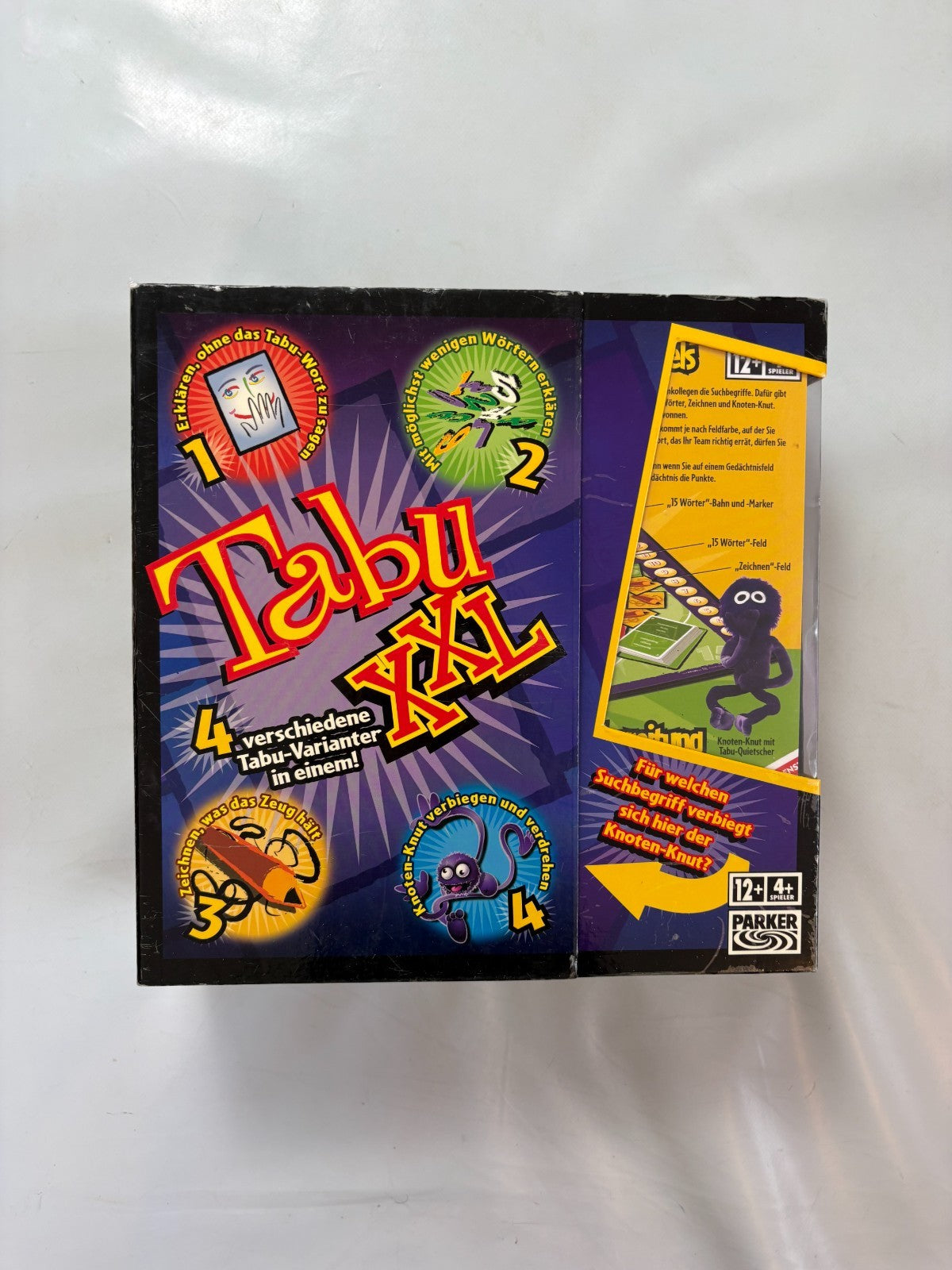 TABU XXL Parker  4 verschiedene TabuVarianten  Vollständig - Ansicht 2