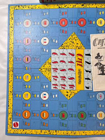 Café International - Brettspiel von Mattel - Vollständig Brett Karton Fleckig - Ansicht 8