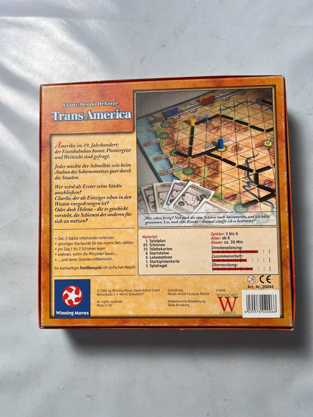 Trans America  Winning Moves  deutsch  Vollständig - Ansicht 9