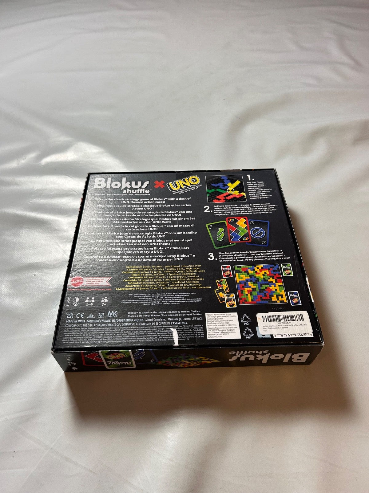 Blokus Shuffle UNO Edition Mattel  - Vollständig - Ansicht 9