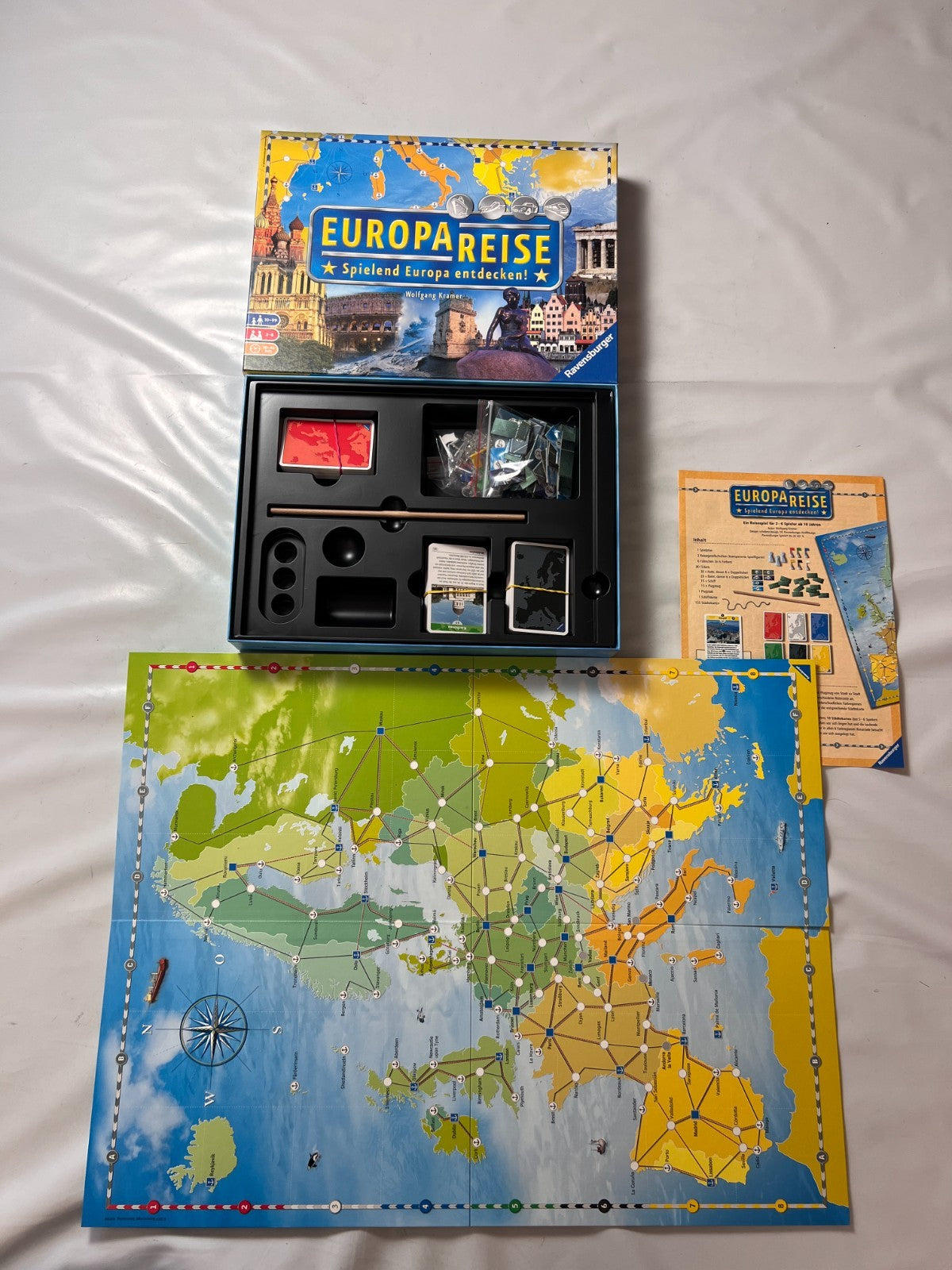 Ravensburger Europareise Gesellschaftsspiel 2007 - Vollständig - Ansicht 2