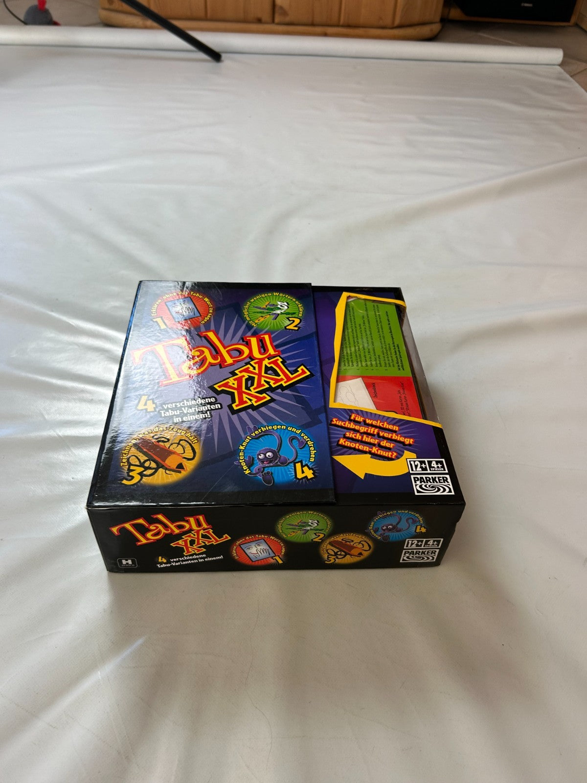 TABU XXL Parker  4 verschiedene TabuVarianten  Vollständig - Ansicht 3