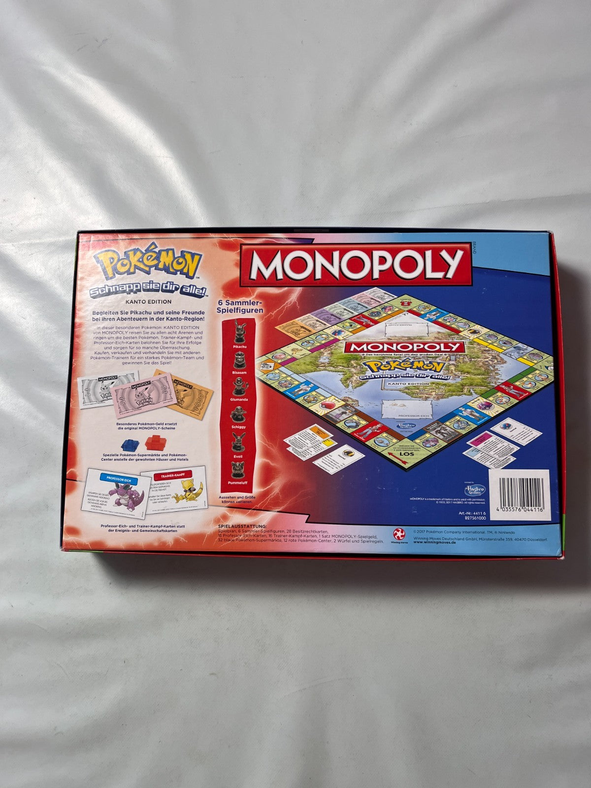 MONOPOLY  POKEMON  KANTO Edition deutsch Zinn Figuren  Vollständig - Ansicht 9
