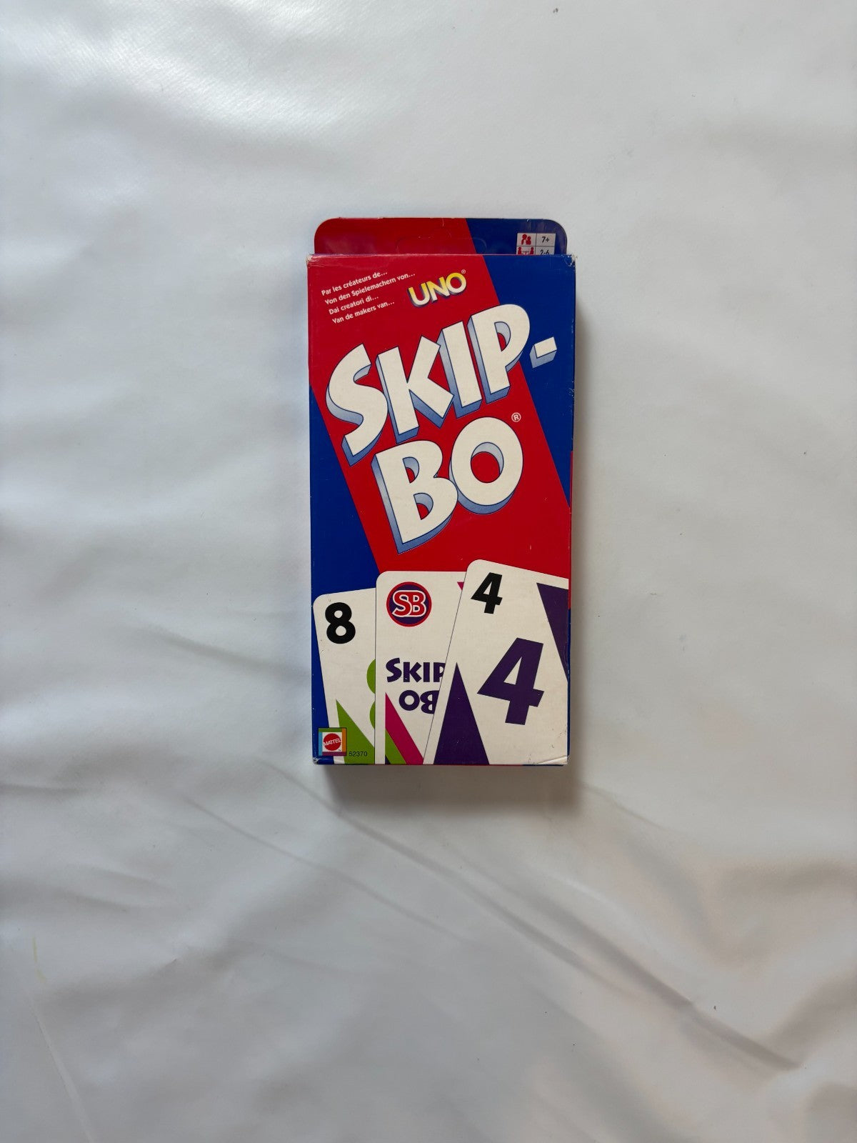 Skip Bo Kartenspiel Mattel blau rote Ausgabe 2003  - vollständig - Ansicht 2