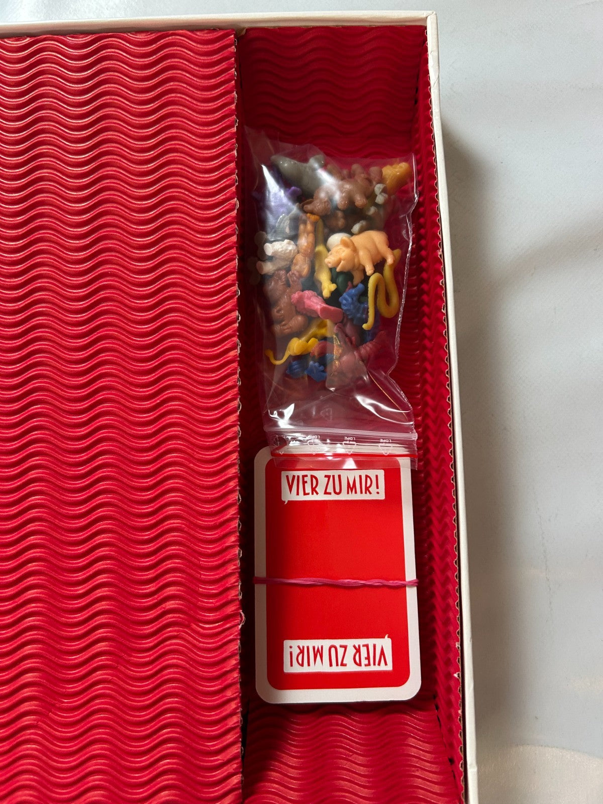Vier Zu Mir! Brettspiel 90er Kinderspiel ASS 1996 Tierfiguren - Vollständig - Ansicht 9