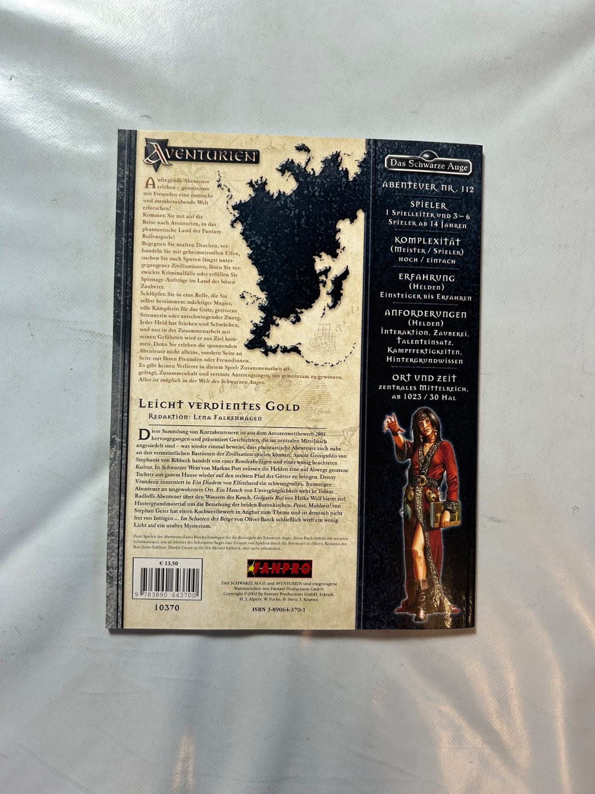Detailfoto 8 – SKU A11075 – Rollenspiel-Buch gebraucht bei Brettspielimperium