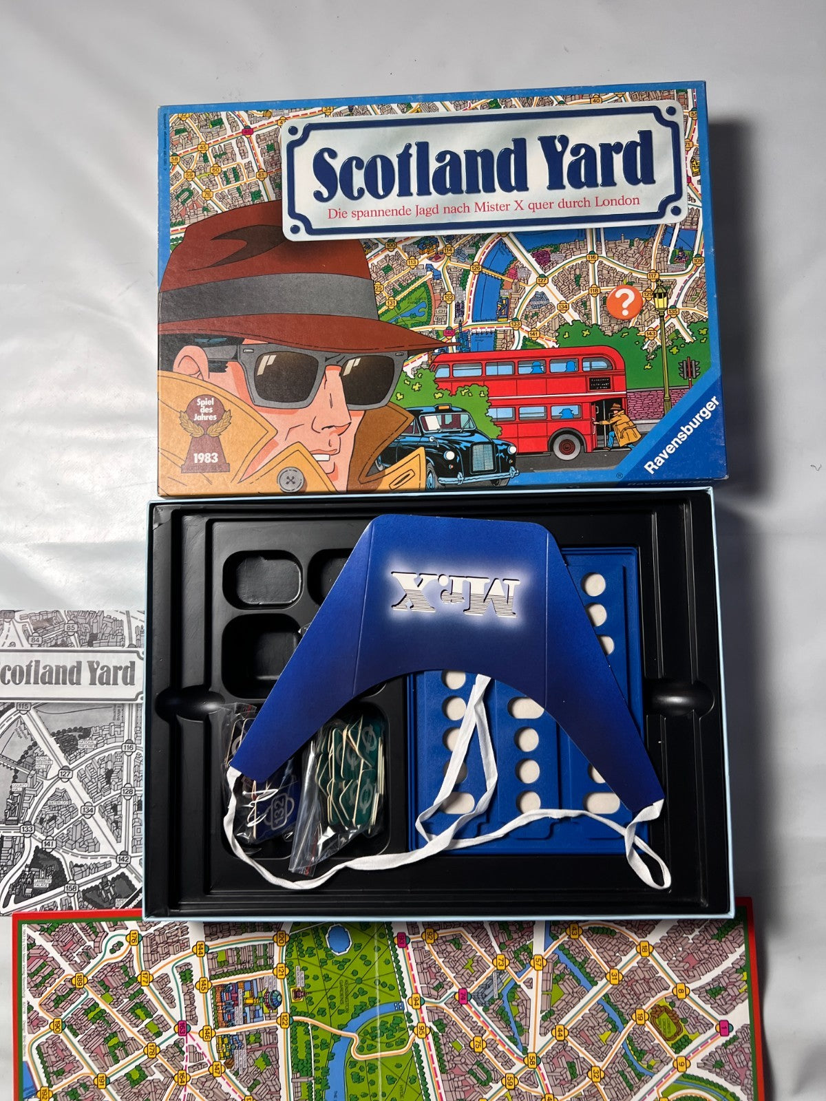 Scotland Yard  Brettspiel Ravensburger Spiel des Jahres 83 Retro - Vollständig - Ansicht 3