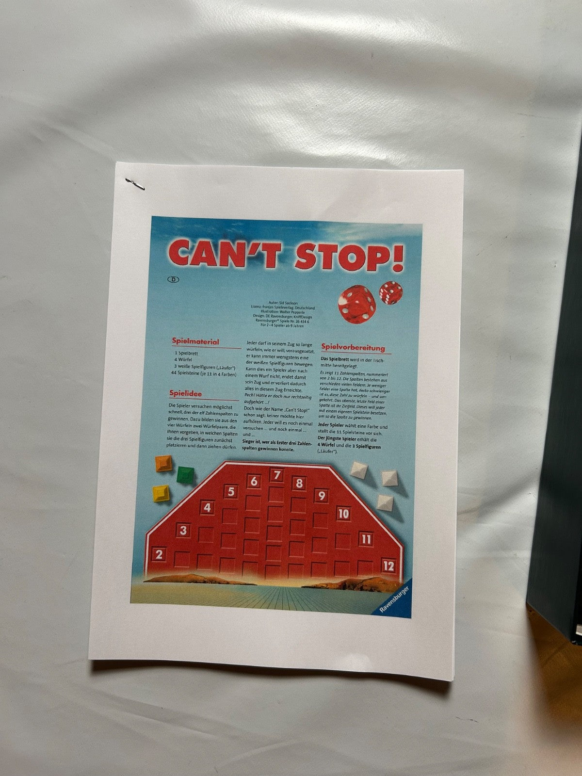 Detailfoto 8 – SKU A12033 – Gesellschaftsspiel gebraucht bei Brettspielimperium