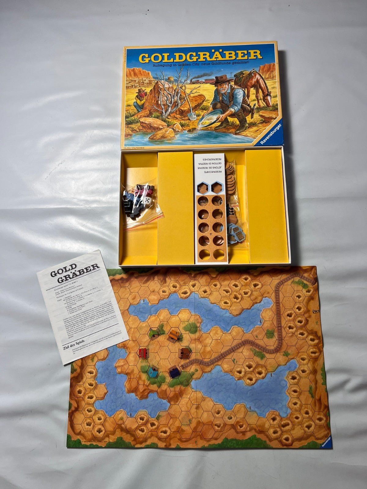 Goldgräber Brettspiel Aufregung in golden City  Ravensburger  Vollständig - Ansicht 2