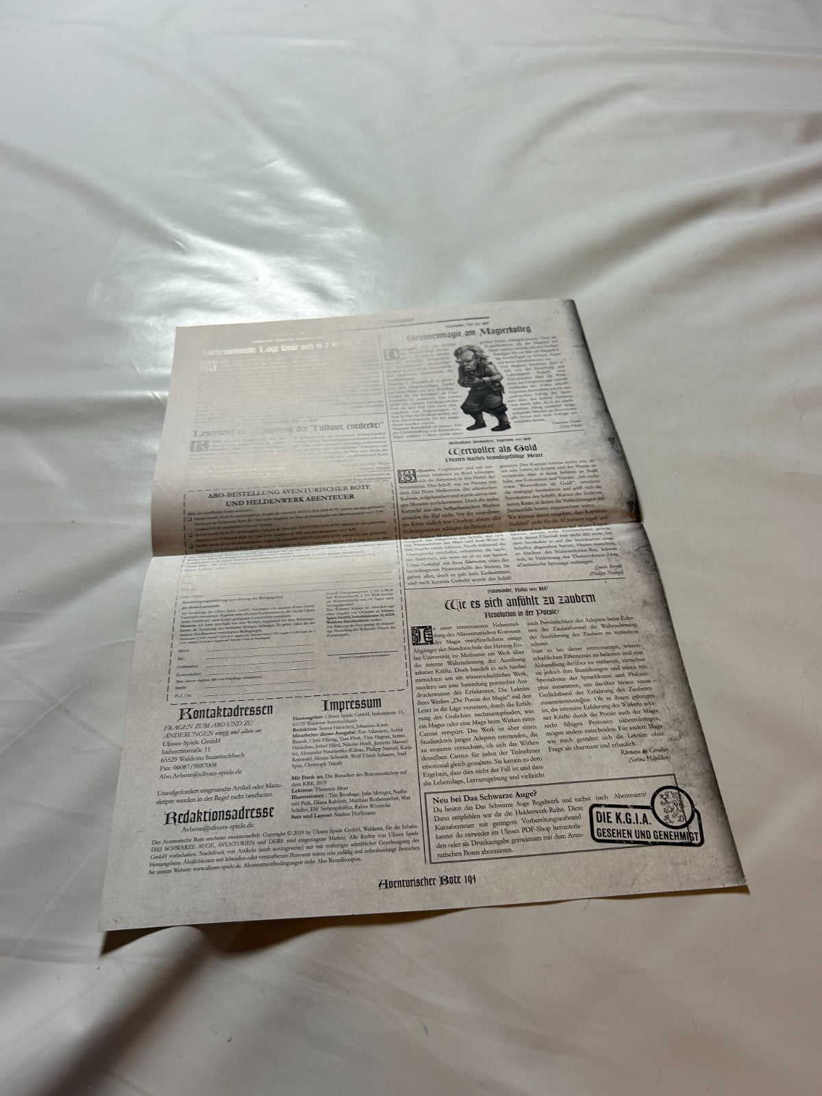 Detailfoto 7 – SKU A11817 – Rollenspiel-Buch gebraucht bei Brettspielimperium