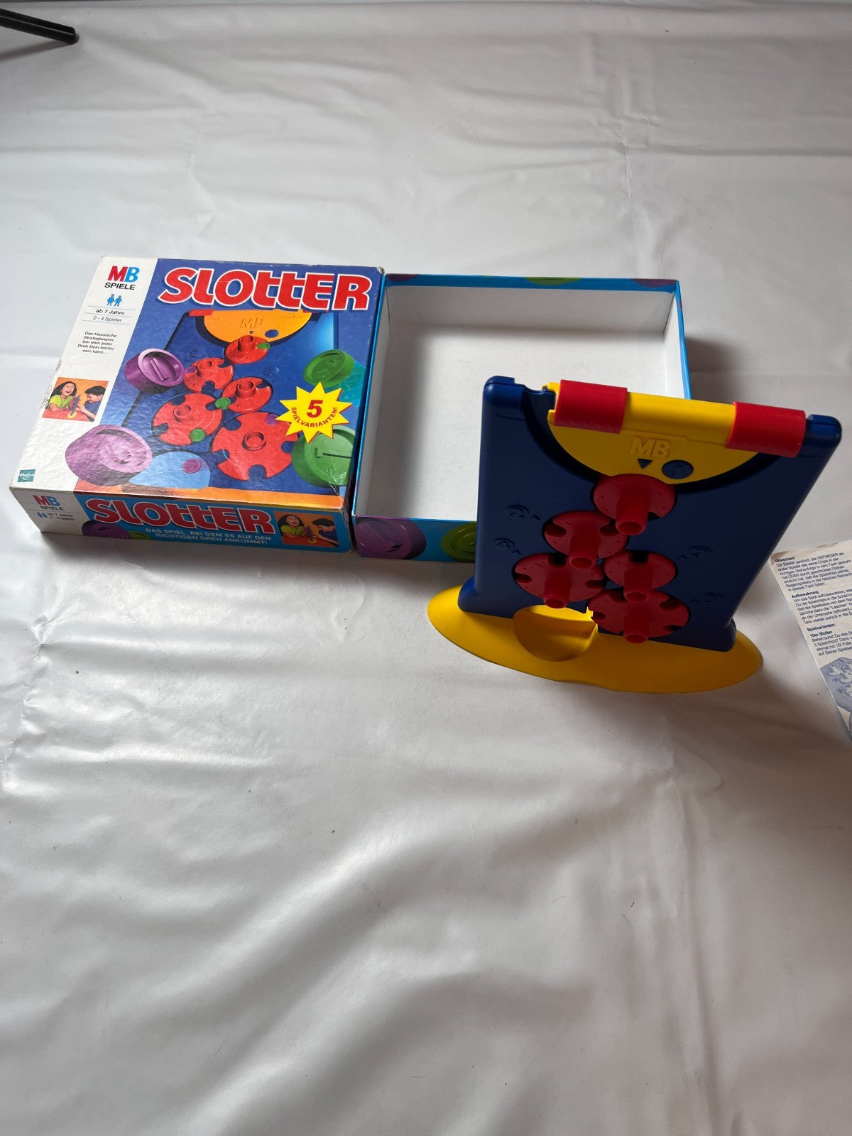 Brettspiel - SLOTTER - MB Spiele - 1999 - Original Hasbro - vollständig - Ansicht 2