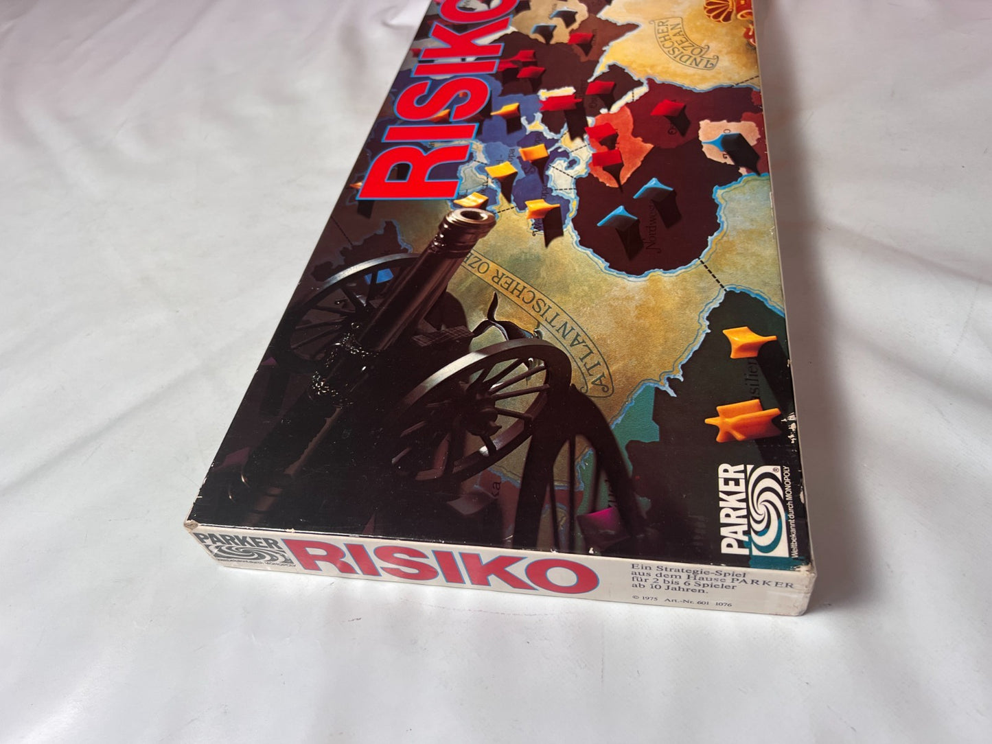 Brettspiel  RISIKO ERSTAUSGABE Schwarz  PARKER 1975  Vollständig - Ansicht 5