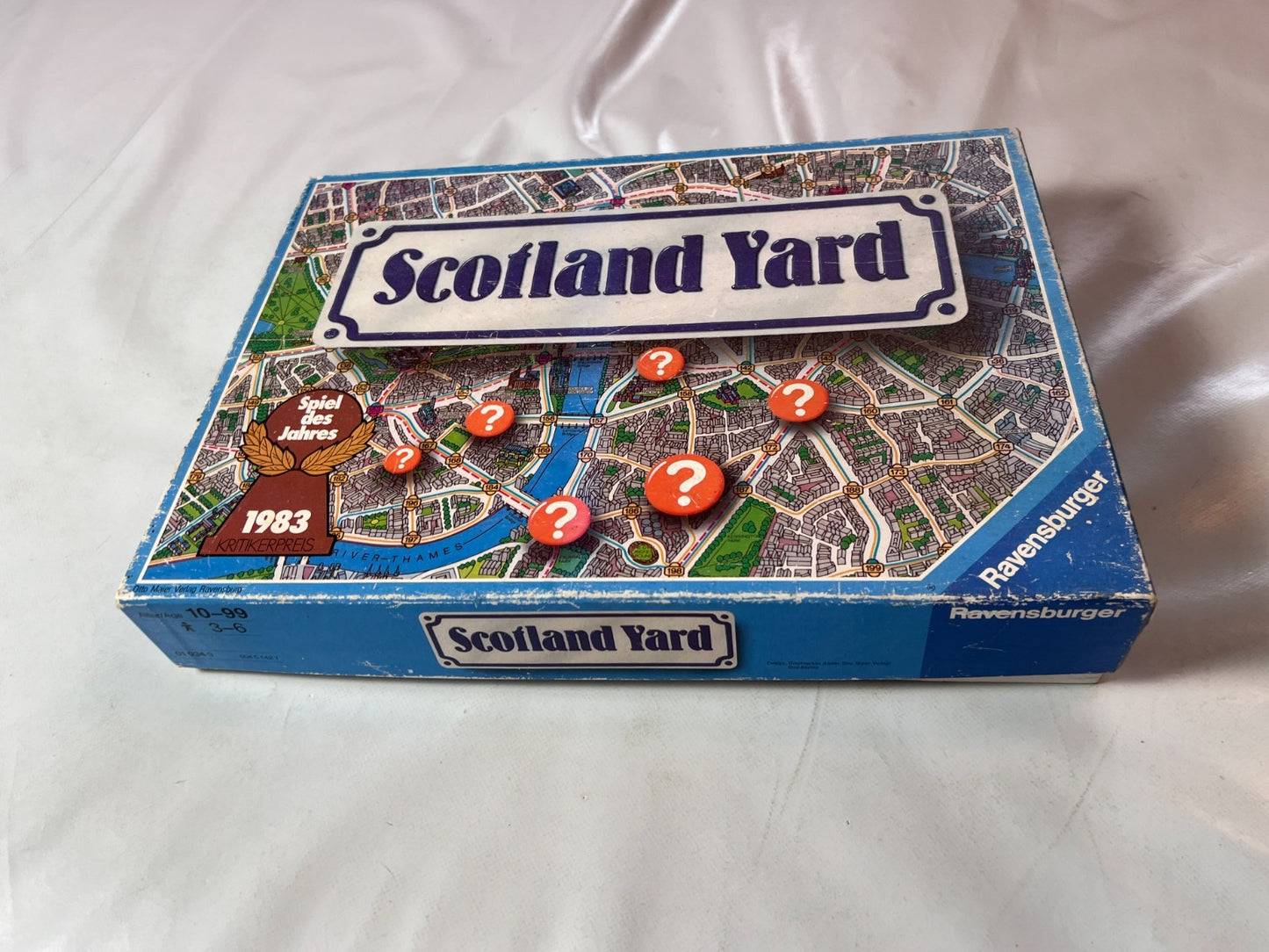 Scotland Yard Ravensburger -  Spiel des Jahres 1983  - Vollständig - Ansicht 8
