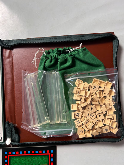 Scrabble Reise  Kunstleder Mappe Mattel  Vollständig - Ansicht 3
