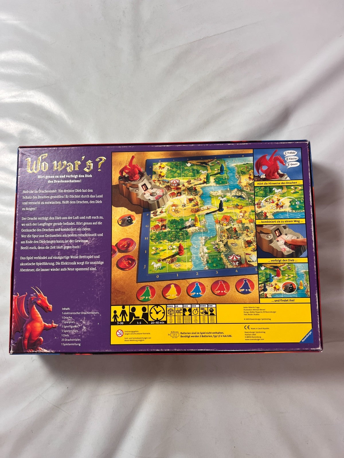 Brettspiel - Wo Wars - verfolgt den Dieb - Ravensburger 2009 - Vollständig - Ansicht 9