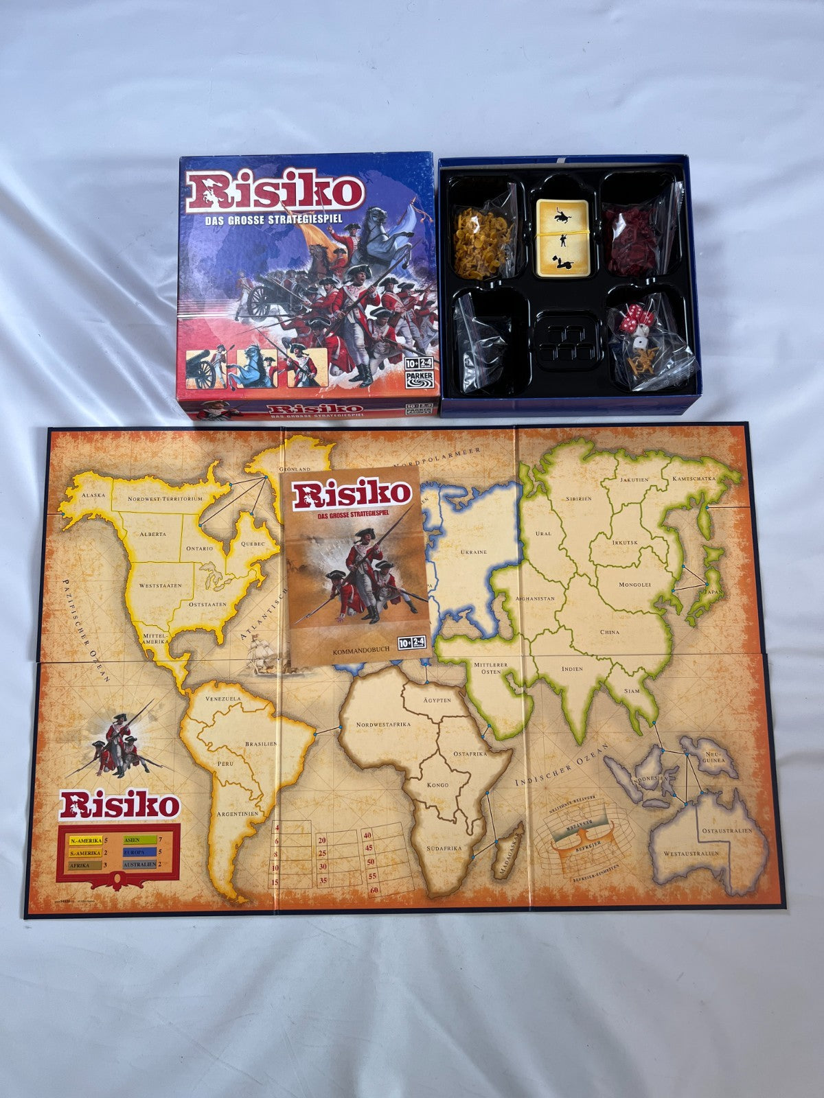 Risiko Das große Strategiespiel - Parker- Quadratisch - Vollständig - Ansicht 2