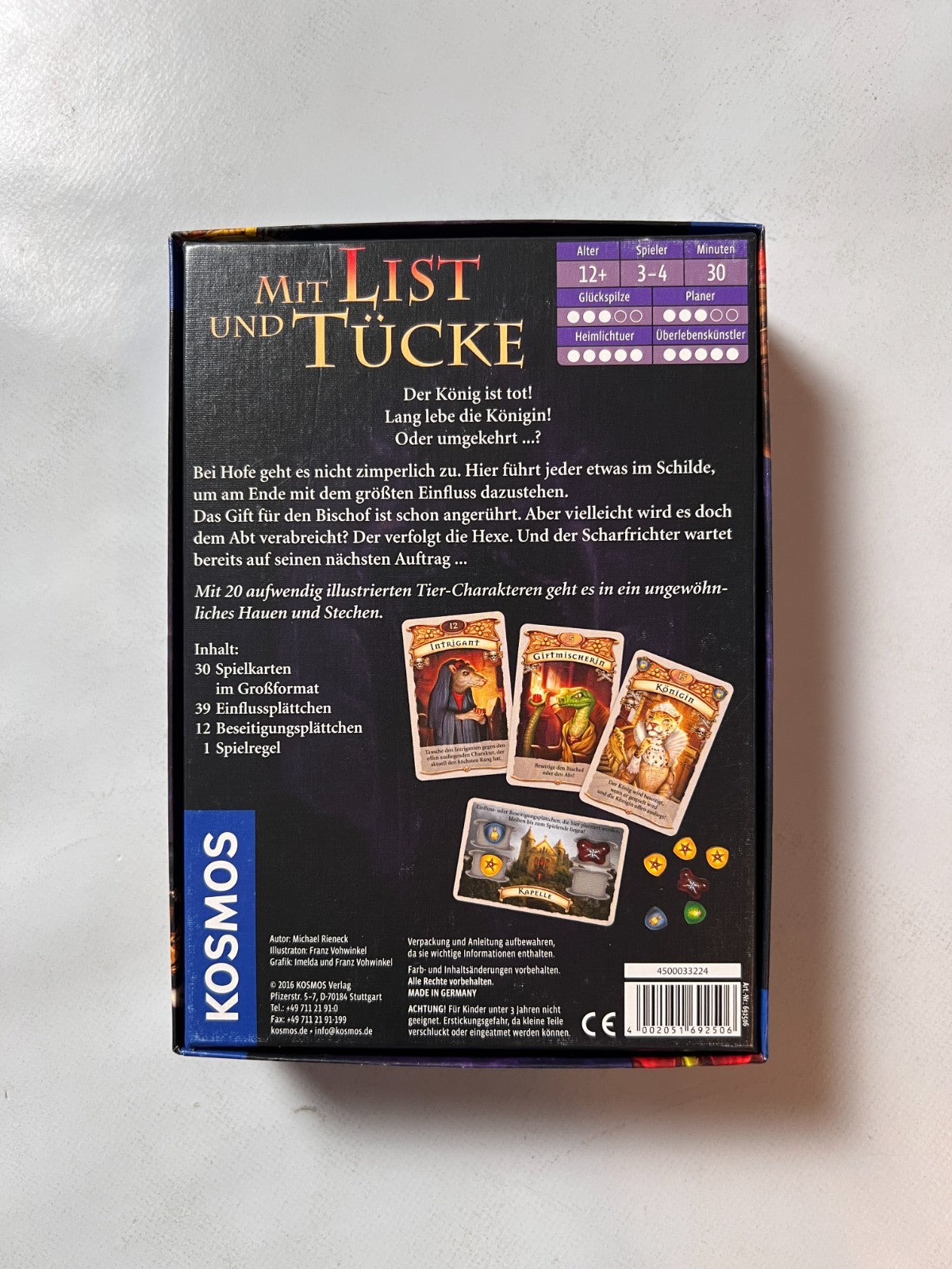 Detailfoto 8 – SKU A11693 – Gesellschaftsspiel gebraucht bei Brettspielimperium