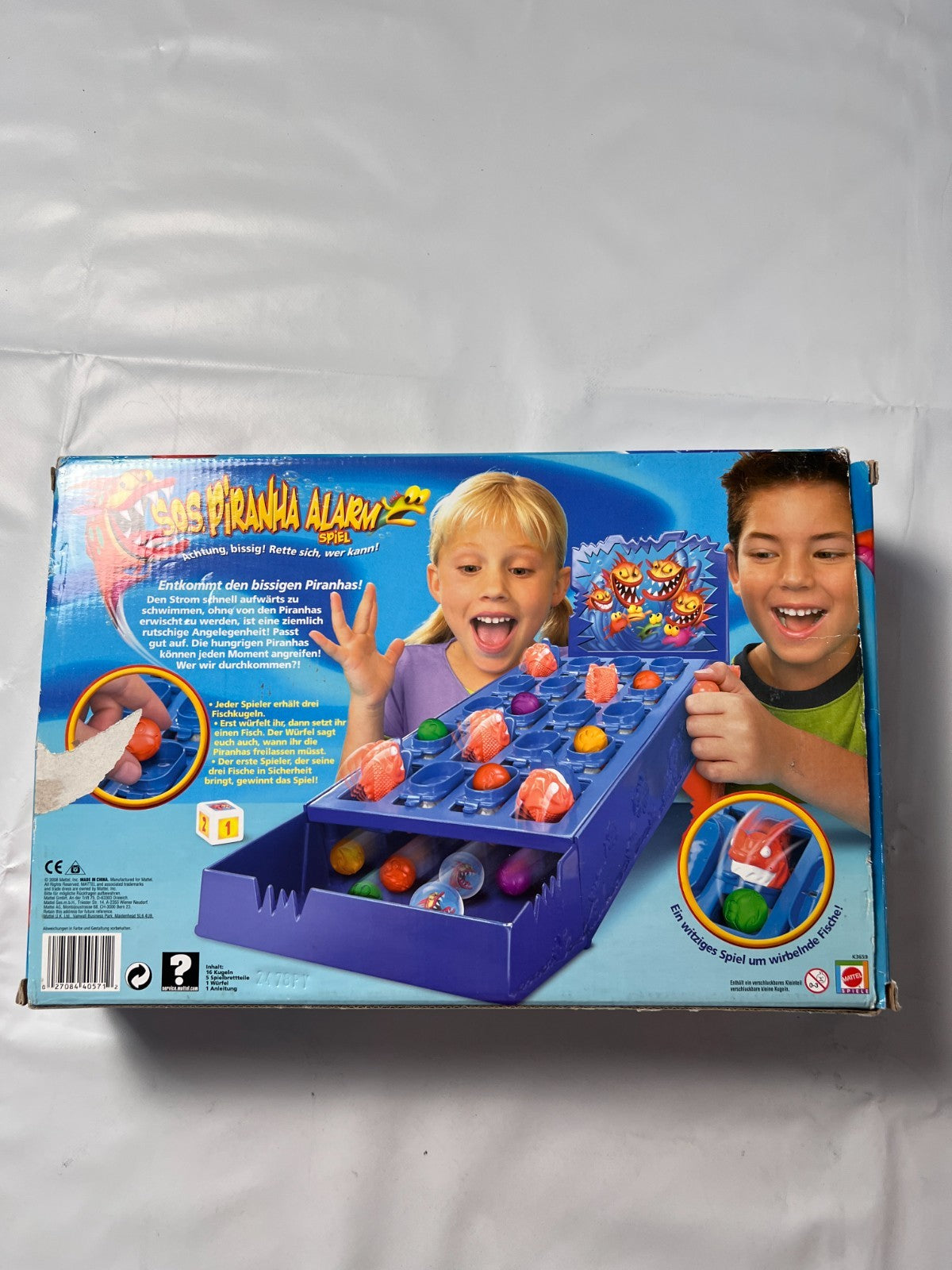 SOS Piranha Alarm - Mattel - Kinderspiel - ab 5 Jahre - Vollständig - Ansicht 10