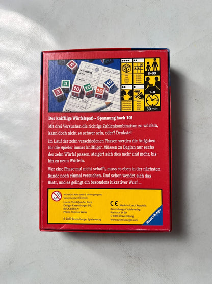 Phase 10 Würfelspiel Spiel Ravensburger Alte Version 2007  Vollständig - Ansicht 9